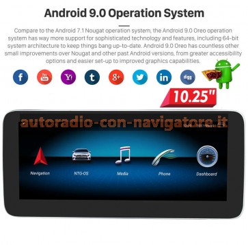 Mercedes W447 Android 9 0 Autoradio Lettore Dvd Con Octa