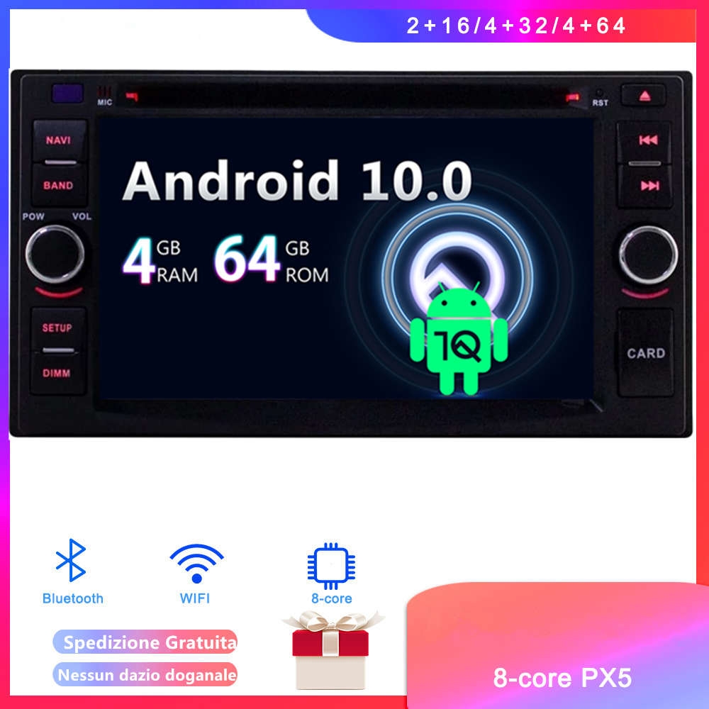 Kia Rio Android 10.0 Autoradio Lettore DVD con 6,2 Pollici