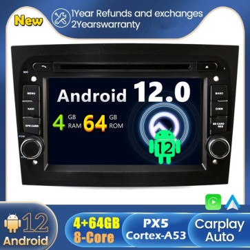 Android 12 Car Stereo Navigatore GPS Navigazione per Fiat Doblò (Dal 2015)-1