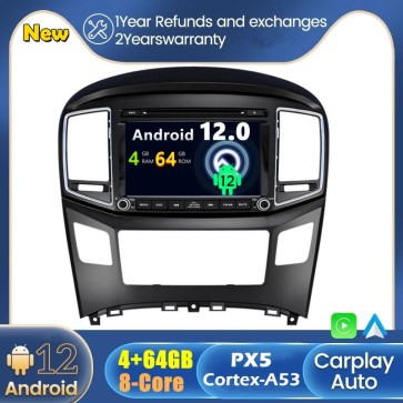 Android 12 Car Stereo Navigatore GPS Navigazione per Hyundai Grand Starex (2016-2019)-1