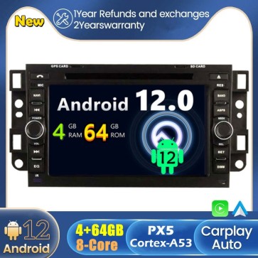 Android 12 Car Stereo Navigatore GPS Navigazione per Chevrolet Aveo (2002-2011)-1