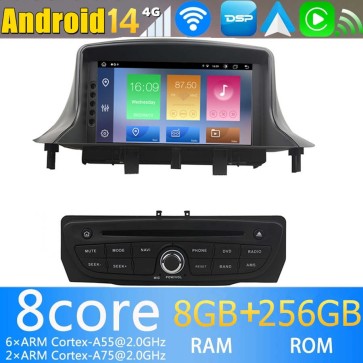 7" Android 14.0 Autoradio con Navigatore GPS per Renault Megane III (Dal 2009)-1