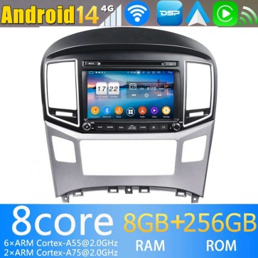 8" Android 14.0 Autoradio Navigatore GPS Specifico per Hyundai Grand Starex (2016-2019)-1