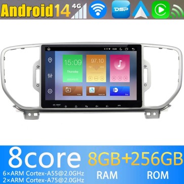 9" Android 14.0 Autoradio con Navigatore GPS per Kia Sportage 4 (Dal 2016)-1