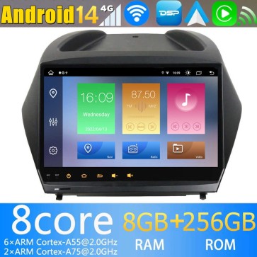 9" Android 14.0 Autoradio con Navigatore GPS per Hyundai Tucson (2009-2015)-1