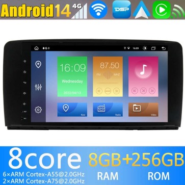 9" Android 14.0 Autoradio con Navigatore GPS per Mercedes W251 (2006-2016)-1