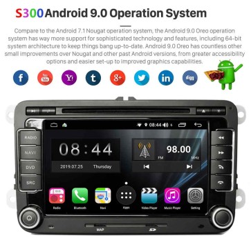 S300 Android 9.0 Autoradio Navigatore GPS Specifico per Škoda Rapid (2012-2018)-1