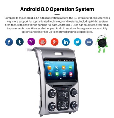 S200 Android 8.0 Autoradio Navigatore GPS Specifico per Ford F-350 (Dal 2013)-1