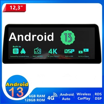 12,3" Android 14.0 Car Stereo Navigatore GPS Navigazione per Chevrolet Trax (2017-2022)-1