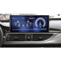 Audi A6 Android 13 Autoradio Lettore Multimediale Navigazione GPS con 8GB+256GB Bluetooth vivavoce DSP DAB WiFi 4G CarPlay - 12,5