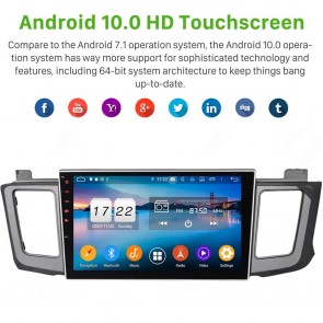 10" Android 10.0 Autoradio Navigatore GPS Specifico per Toyota RAV4 (Dal 2013)-1