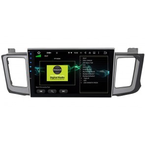 Toyota RAV4 Android 10 Autoradio Lettore DVD con 8-Core 4GB+64GB Touchscreen Bluetooth Comandi al volante Microfono DSP DAB CD SD USB 4G LTE WiFi MirrorLink OBD2 CarPlay - 10