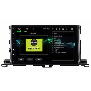 Toyota Highlander Android 10 Autoradio Lettore DVD con 8-Core 4GB+64GB Touchscreen Bluetooth Comandi al volante Microfono DSP DAB SD USB 4G LTE WiFi OBD2 CarPlay - 10