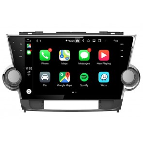 Toyota Highlander Android 10 Autoradio Lettore DVD con 8-Core 4GB+64GB Touchscreen Bluetooth Comandi al volante Microfono DSP DAB SD USB 4G LTE WiFi OBD2 CarPlay - 10