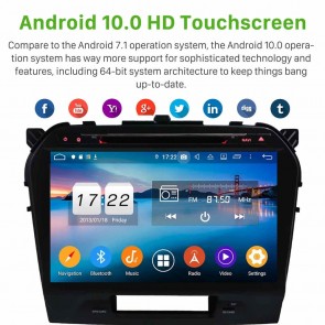 10" Android 10.0 Autoradio Navigatore GPS Specifico per Suzuki Vitara (2015-2021)-1