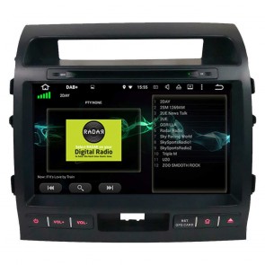 Toyota Land Cruiser 200 Android 10 Autoradio Lettore DVD con 8-Core 4GB+64GB Touchscreen Bluetooth Comandi al volante Microfono DSP DAB CD SD USB 4G LTE WiFi OBD2 CarPlay - 10
