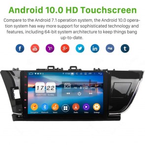 10" Android 10.0 Autoradio Navigatore GPS Specifico per Toyota Corolla (Dal 2013)-1