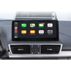 Mazda 3 Android 10 Autoradio Lettore DVD con 8-Core 4GB+64GB Touchscreen Bluetooth Comandi al volante Microfono DSP DAB CD SD USB 4G LTE WiFi MirrorLink OBD2 CarPlay - 10,25