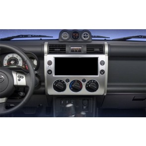 Toyota FJ Cruiser Android 10 Autoradio Lettore DVD con 8-Core 4GB+64GB Touchscreen Bluetooth Comandi al volante Microfono DSP DAB CD SD USB 4G LTE WiFi MirrorLink OBD2 CarPlay - 10,25