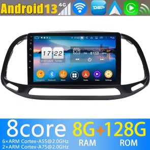 9" Android 13.0 Autoradio Navigatore GPS Specifico per Fiat Doblo (2015-2019)-1
