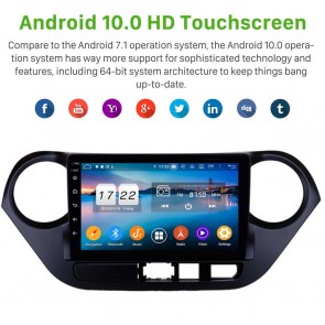 9" Android 10.0 Autoradio Navigatore GPS Specifico per Hyundai i10 (2013-2019)-1