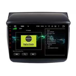 Mitsubishi L200 Android 10 Autoradio Lettore DVD con 8-Core 4GB+64GB Touchscreen Bluetooth Comandi al volante Microfono DSP DAB SD USB 4G LTE WiFi MirrorLink OBD2 CarPlay - 9