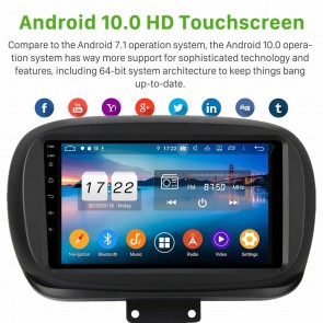 9" Android 10.0 Autoradio Navigatore GPS Specifico per Fiat 500X (2014-2019)-1