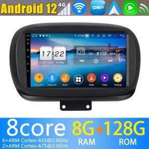 9" Android 12.0 Autoradio Navigatore GPS Specifico per Fiat 500X (2014-2019)-1