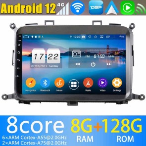 9" Android 13.0 Autoradio Navigatore GPS Specifico per Kia Carens (2013-2019)-1