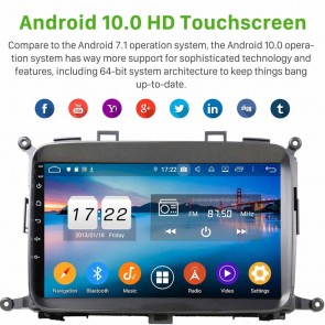 9" Android 10.0 Autoradio Navigatore GPS Specifico per Kia Carens (2013-2019)-1
