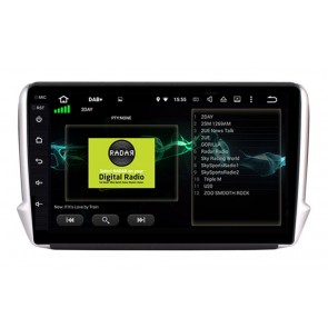 Peugeot 2008 Android 13 Autoradio Lettore DVD con 8GB+128GB Bluetooth Comandi al volante DSP DAB USB 4G WiFi OBD2 CarPlay - 10