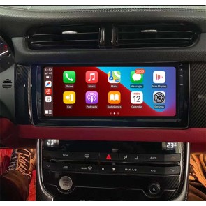 Jaguar XF X260 Android 13.0 Autoradio Lettore DVD con 10,25 Pollici QLED Touchscreen 8-Core 4GB+64GB Bluetooth Vivavoce RDS DAB DSP USB 4G LTE WiFi Wireless CarPlay - Android 13.0 Car Stereo Navigatore GPS Navigazione per Jaguar XF X260 (2016-2020)