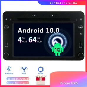 Android 10 Car Stereo Navigatore GPS Navigazione per Alfa Romeo 159 (Dal 2005)-1