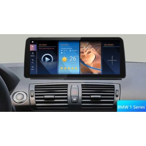 BMW Serie 1 E82 Android 13 Autoradio Lettore Multimediale Navigazione GPS con 8-Core 8GB+256GB Touchscreen Bluetooth vivavoce DSP SWC DAB USB WiFi 4G LTE CarPlay - 12,5