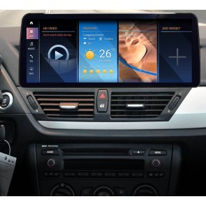 BMW X1 E84 Android 13 Autoradio Lettore Multimediale Navigazione GPS con 8-Core 8GB+256GB Touchscreen Bluetooth vivavoce DSP SWC DAB SD USB WiFi 4G LTE CarPlay - 12,5