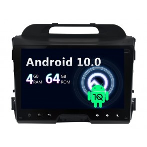 Kia Sportage Android 10.0 Autoradio Lettore DVD con 9 Pollici HD Touchscreen Bluetooth Vivavoce Microfono RDS DAB CD SD USB 4G WiFi TV MirrorLink OBD2 Carplay - Android 10 Car Stereo Navigatore GPS Navigazione per Kia Sportage (2010-2016)