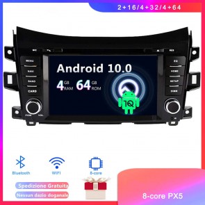 Android 10 Car Stereo Navigatore GPS Navigazione per Nissan Navara (2014-2018)-1