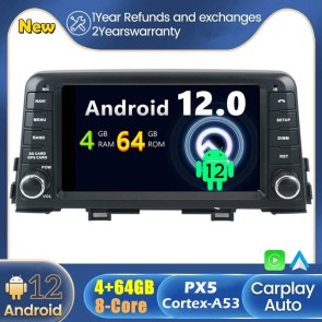 Android 12 Car Stereo Navigatore GPS Navigazione per Kia Picanto (Dal 2017)-1