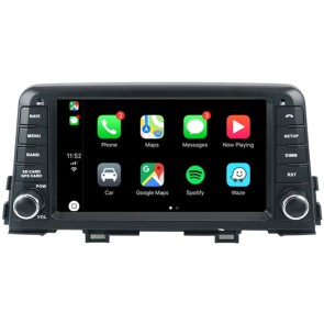 Kia Picanto Android 12.0 Autoradio Lettore DVD con 8 Pollici Display Bluetooth Vivavoce DAB USB 4G WiFi OBD2 Carplay - Android 12 Car Stereo Navigatore GPS Navigazione per Kia Picanto (Dal 2017)