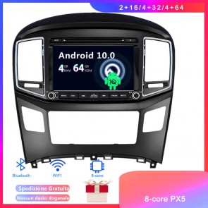 Android 10 Car Stereo Navigatore GPS Navigazione per Hyundai H-1 (2016-2019)-1
