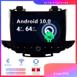Android 10 Car Stereo Navigatore GPS Navigazione per Chevrolet Trax (Dal 2017)-1