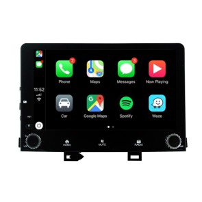 Kia Rio Android 12.0 Autoradio Lettore DVD con 9 Pollici Display Bluetooth Vivavoce DAB USB 4G WiFi OBD2 Carplay - Android 12 Car Stereo Navigatore GPS Navigazione per Kia Rio (Dal 2017)