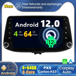 Android 12 Car Stereo Navigatore GPS Navigazione per Hyundai i30 (2017-2020)-1