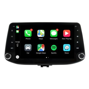 Hyundai i30 Android 12.0 Autoradio Lettore DVD con 9 Pollici Display Bluetooth Vivavoce DAB USB 4G WiFi OBD2 Carplay - Android 12 Car Stereo Navigatore GPS Navigazione per Hyundai i30 (2017-2020)
