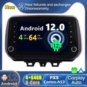Android 12 Car Stereo Navigatore GPS Navigazione per Hyundai Tucson (Dal 2018)-1