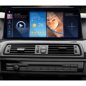 BMW Serie 5 F10/F11 Android 13 Autoradio Lettore Multimediale Navigazione GPS con 8-Core 8GB+256GB Touchscreen Bluetooth vivavoce DSP SWC DAB SD USB WiFi 4G LTE CarPlay - 12,5