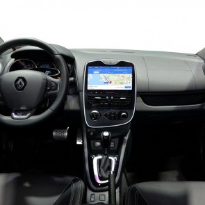 Renault Clio Android 10.0 Autoradio Lettore DVD con 10 Pollici HD Touchscreen Bluetooth Vivavoce Microfono RDS DAB CD SD USB 4G WiFi TV MirrorLink OBD2 Carplay - Android 10 Car Stereo Navigatore GPS Navigazione per Renault Clio (2012-2019)