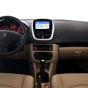 Peugeot 207 Android 10.0 Autoradio Lettore DVD con 7 Pollici HD Touchscreen Bluetooth Vivavoce Microfono RDS DAB CD SD USB 4G WiFi TV MirrorLink OBD2 Carplay - Android 10 Car Stereo Navigatore GPS Navigazione per Peugeot 207 (2006-2014)