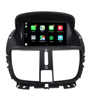Peugeot 207 Android 12.0 Autoradio Lettore DVD con 7 Pollici Display Bluetooth Vivavoce DAB USB 4G WiFi OBD2 Carplay - Android 12 Car Stereo Navigatore GPS Navigazione per Peugeot 207 (2006-2014)