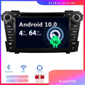 Android 10 Car Stereo Navigatore GPS Navigazione per Hyundai i40 (2011-2019)-1